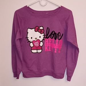 Sanrio Hello Kitty Valentine's Day Love Sweatshirt Shirt Size M